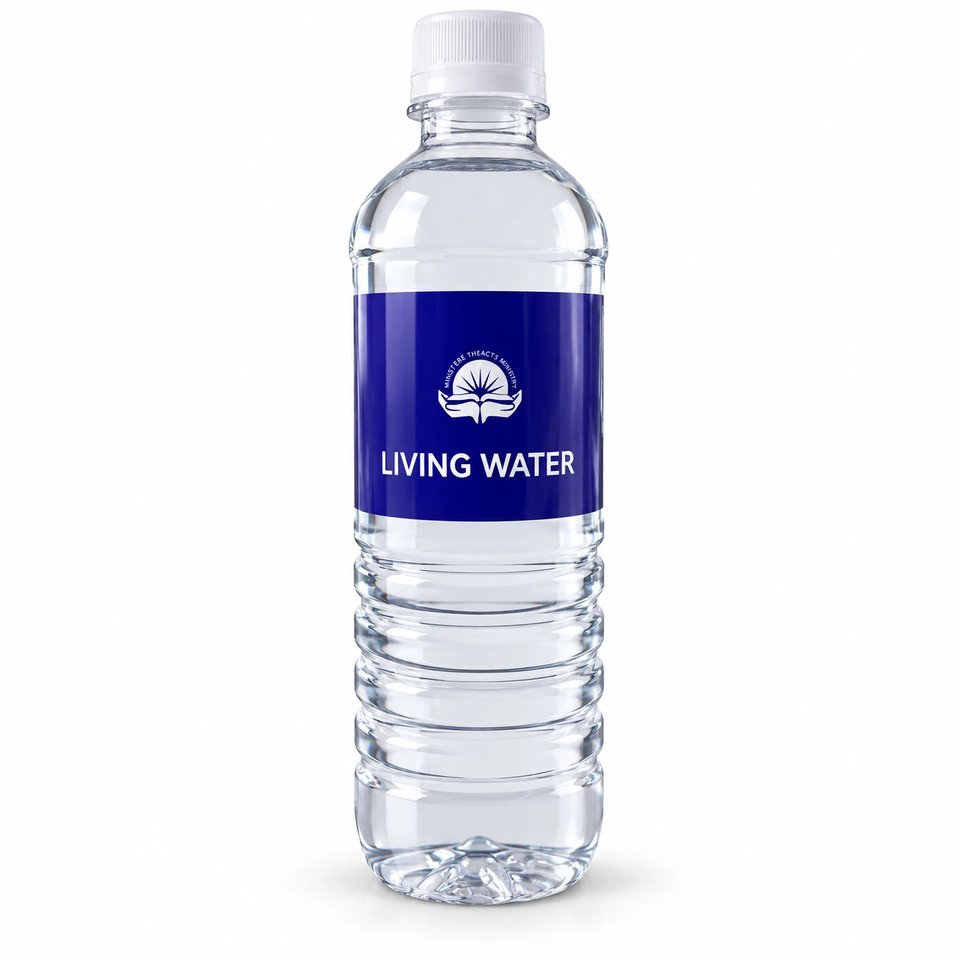 Bouteille d’eau Living Water du Ministère TheActs